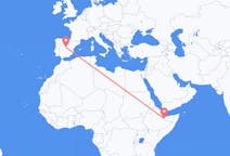Flyg från Hargeisa, Somalia till Madrid, Spanien