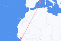 Flights from Conakry to Mahon