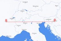 Vuelos de Zagreb, Croacia a lyon, Francia