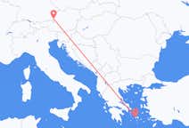 Flights from Parikia to Salzburg