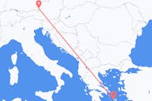 เที่ยวบินจาก Paros ไปยัง ซาลซ์บูร์ก