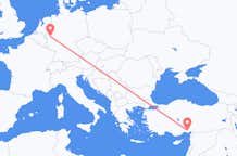 Flyreiser fra Adana, til Köln