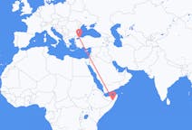 Flyreiser fra Garoe, Somalia til Istanbul, Tyrkia