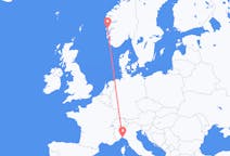 Flights from Bergen to Genoa