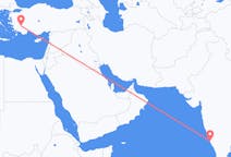 出发地 印度出发地 门格洛尔目的地 土耳其代尼茲利的航班
