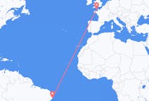 Flyg från Maceió (kommun), Brasilien till Guernsey, Guernsey
