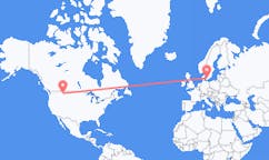 Flyreiser fra Great Falls, USA til København, Danmark