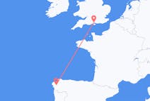 Flights from Santiago de Compostela, Spain to Southampton, the United Kingdom