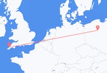 Flights from Bydgoszcz, Poland to Newquay, the United Kingdom