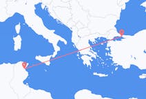 出发地 突尼斯出发地 恩菲达目的地 土耳其伊斯坦布尔的航班