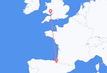 Flyg från Pamplona, Spanien till Cardiff, Wales