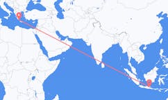 出发地 印度尼西亚泗水目的地 希腊基西拉的航班