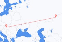 Flyreiser fra Kostanaj, Kasakhstan til Budapest, Ungarn
