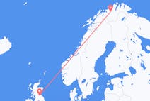 来自苏格兰的出发地 爱丁堡目的地 挪威阿塔镇的航班