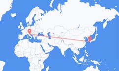 Flyreiser fra Nagasaki, Japan til Rimini, Italia