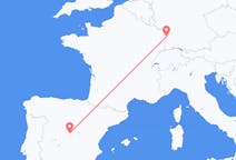 Flyreiser fra Madrid, Spania til Strasbourg, Frankrike