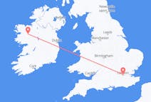 Vluchten van Klop, Ierland naar Londen, Engeland