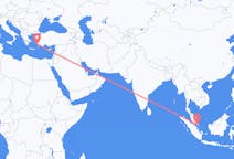 出发地 马来西亚出发地 新山目的地 希腊科斯岛的航班