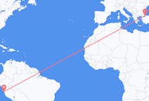 Flyreiser fra Lima, Peru til Istanbul, Tyrkia