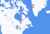 Voos de Madison, Estados Unidos para Ilulissat, Groenlândia