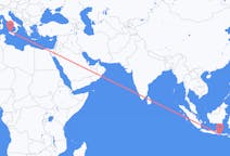 Flights from Denpasar, Indonesia to Palermo, Italy