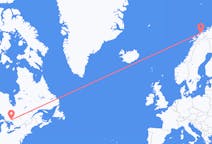 Рейсы из Большого Садбери, Канада в Тромсё, Норвегия