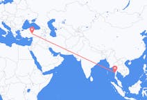 Flights from Myeik, Myanmar, Myanmar (Burma) to Kayseri, Turkey