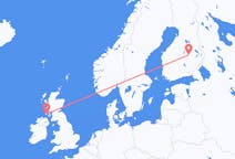 Flyg från Islay till Kuopio