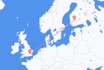 Flights from London to Tampere