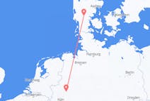 Flyreiser fra Billund, Danmark til Dortmund, Tyskland