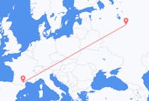 Flights from Ivanovo, Russia to Carcassonne, France