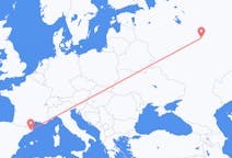 Flyg från Nizjnij Novgorod till Girona