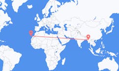 Flights from Bagan, Myanmar (Burma) to Tenerife, Spain