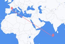 Flyreiser fra Gan, Maldivene til Barcelona, Spania