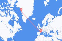 Flyrejser fra Upernavik, Grønland til Barcelona, Spanien