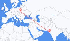 Flyreiser fra Jamnagar, India til Rzeszow, Polen