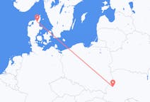 Flights from Lviv, Ukraine to Aalborg, Denmark