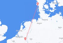 Flights from Maastricht, the Netherlands to Esbjerg, Denmark