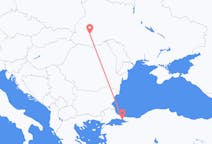 Vols depuis la ville d'Istanbul vers la ville d'Ivano-Frankivsk