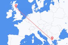 Flyrejser fra Thessaloniki til Edinburgh