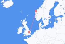 Fly fra London til Førde i Sunnfjord