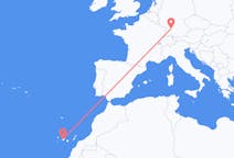 出发地 西班牙出发地 特内里费岛目的地 德国斯图加特的航班