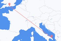 Flights from Southampton, the United Kingdom to Brindisi, Italy
