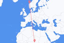 Flyreiser fra N Djamena, til Ålesund