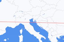 Flyg från Bergerac, Frankrike till Bukarest, Rumänien