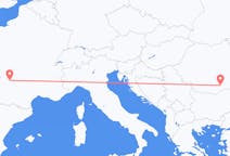 Flyg från Bergerac, Frankrike till Bukarest, Rumänien