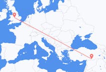 Flyrejser fra Sanliurfa, Tyrkiet til Birmingham, England