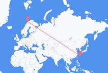 Flights from Okinawa Island, Japan to Tromsø, Norway