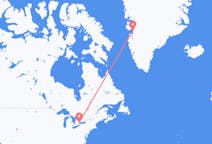Flyg från Toronto, Kanada till Ilulissat, Grönland