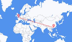 Flyg från Guangzhou, Kina till Deauville, Frankrike